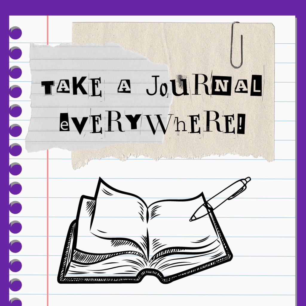 Take a journal&nbsp;everywhere!